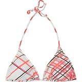 RIP CURL Panama Plaid Womens Swimsuit Top - Coral
