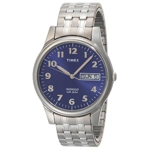 41g2x9xunlL. SL500 AA300  Timex Mens Classic Silver Tone Expansion Band Watch #T26471
