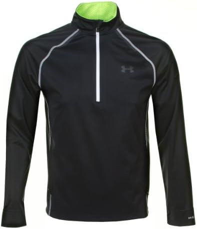 Undrer Armour Men's Coldgear® Infrared Elements Storm ½ Zip Jacket (XX-Large, Black/White)