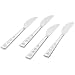 Ginkgo 079914-13014-1 Vegas Set of 4 Butter Spreaders - Mirror Finish