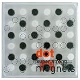 Super Strong Mini Black and White Magnet 36-Piece Set