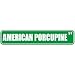 " AMERICAN PORCUPINE ST " STREET SIGN
