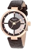 Kenneth Cole New York Women's KC2647 Rose Gold Transparent Dial Round Watch