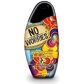 2009 Australian Gold No Worries Bronzer Butter Blend Tanning Lotion 8.5 oz.
