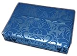 Think Posh 2 in pack - Metallic Blue/Blue Flock Gift Wrapping Paper - Wedding Stationery