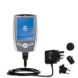 International Wall / AC Charger for the Dell Axim x5 - Gomadic Brand w/ TipExchange Technology