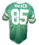 Autographed Wesley Walker New York Jets Throwback Green Jersey