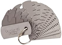 Fowler 52-470-140 Involute Gear Tooth Gage, 14 Leaves with Ring Holder
