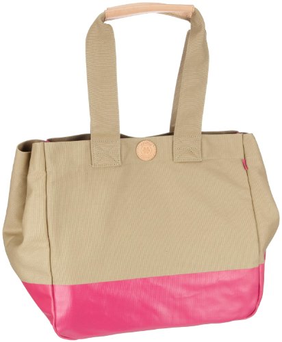 flip*flop Flip Flop Parasol Bag Natural 50110 Damen Henkeltaschen, Pink  (dahlia 241), 49x36x15 cm (B x H x T)