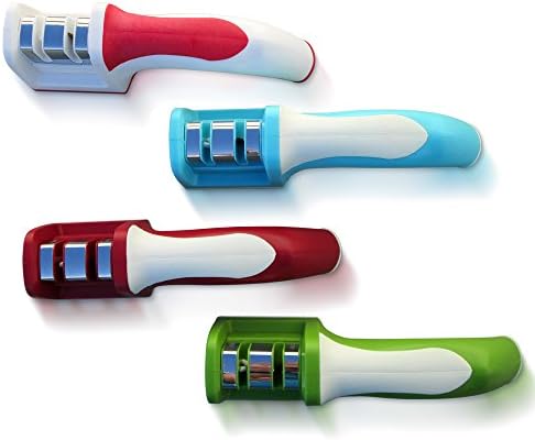 Best Knife Sharpener Deal - It Works - Quick & Easy - Color Choices