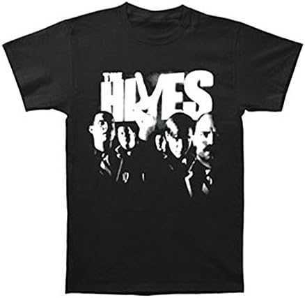 Hives Men's B&amp;W Photo Slim Fit T-shirt X-Large Black