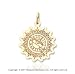 14k Yellow Gold Florida Marlins Fine Detailed Pendant