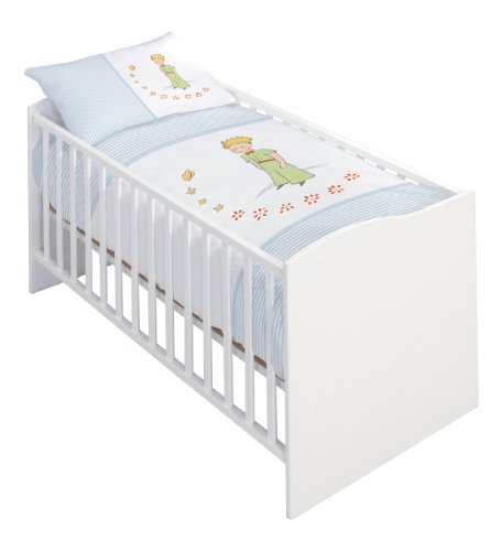 CTI 039114 Baby-Bettw&auml;sche Der kleine Prinz Legende / Linon / 100 x 135 + 40 x 60 cm