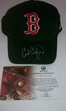 Carl Crawford Signed Boston Red Sox Baseball Hat