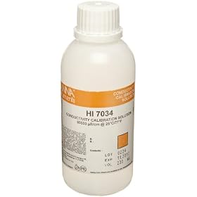 Hanna Instruments 80,000 Us Conductivity Solutions, 230 Ml Bottle