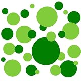 Set of 130 Green and Lime Green Polka Dots Circles Wall Decor Graphic Vinyl Lettering Mural Decal Stickers Kit Peel and Stick Appliques Set of 130 Green and Lime Green Polka Dots Circles Wall Decor Graphic Vinyl Lettering Mural Decal Stickers Kit Peel and Stick Appliques