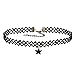 Areke Womens Velvet Choker Necklaces,Gothic Tassel Lace Tattoo Necklace for Girls Set of 8 - 12 Pcs