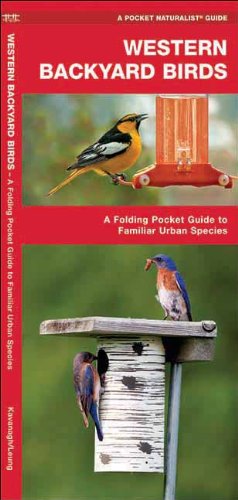 Western Backyard Birds: A Folding Pocket Guide to Familiar Urban Species (Pocket Naturalist Guide Series)