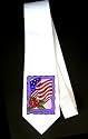 Party Decoration Necktie with "stars and stripes", flag, American, cherries, travel, "Washington D.C."