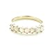 9ct Yellow Gold Ladies Fiery Opal Eternity Ring - Free Delivery - Finger Sizes L to Z Available