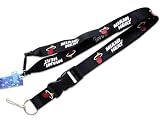 MIH-LN-BLK - Miami Heat Clip Lanyard Keychain Id Holder Black