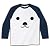 ペット・ディフォルメ ラグラン長袖Tシャツ