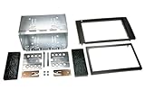 Doppel DIN Blende Komplett-Set für Ford Focus C-Max Fiesta Fusion 2005- black