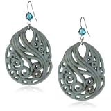TARINA TARANTINO Classic Turquoise Carved Disc