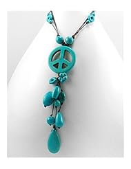 Cotton Turquoise Necklace