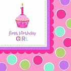 Toy / Game Amscan Sweet Little Cupcake Girl Luncheon Napkins - 36 Ct With 100% Recycled Paper & Water Based Ink