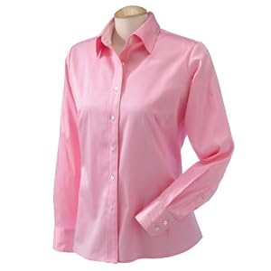 Buy Devon and Jones Pink Stretch Sateen Blouse. DP630W by Devon & Jones
