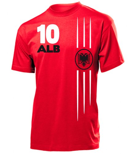 FUSSBALL WM 2014 – ALBANIEN FANSHIRT 3318(H-R) Gr. M
