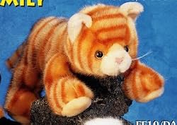 Floppy Family 10" Orange Tabby Cat