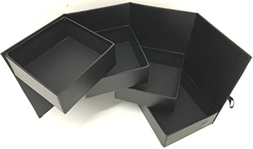 Ameniti, 4 Tier Large Box Black Empty