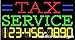 Tax Service LED Sign