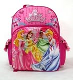 Disney Princess Backpack ~ Full Size Large ~ Tiana, Sleeping Beauty, Belle & Cinderella