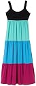 Paperdoll Girls 7-16 Dress Colorblocked Maxi 4Color