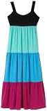 Paperdoll Girls 7-16 Dress Colorblocked Maxi 4Color