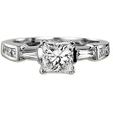 1.84 CT SIGNATURE IDEAL PRINCESS DIAMOND RING G VS1