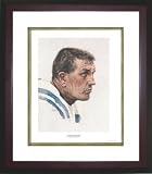 Johnny Unitas unsigned Baltimore Colts 11x14 Lithograph Custom Framed