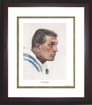 Johnny Unitas unsigned Baltimore Colts 11x14 Lithograph Custom Framed