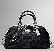 NEW AUTHENTIC COACH MADISON OP ART SABRINA SATCHEL TOTE (Black)