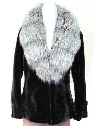Black Sheared Mink Shaped in USA