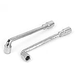 uxcell 2個入 8mm ＿ 8mm 幅　 六角ナットドライバ　L字型デザイン　修理用工具　ドライバードリル