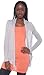 Active Basic Women's Basic Drape Front Shawl Cardigan