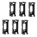 uxcell 6Pcs CR123A CR123 Lithium Battery Holder Box Clip Case w PCB Solder Mounting Lead