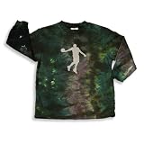 Dogwood - Boys Long Sleeved Tie Dyed Tee, Green, Brown
