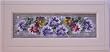 Small Painted Screen - Pansies