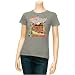 Texas Rangers T Shirt : Majestic Cactus League Spring Training 2009 Ladies Ash Vacation Map T Shirt