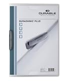 Produkt-Bild: Durable 228819 Klemm-Mappe Duraswing plus, PP, DIN A4, 30 Blatt, transparent, sw, 5er Packung
